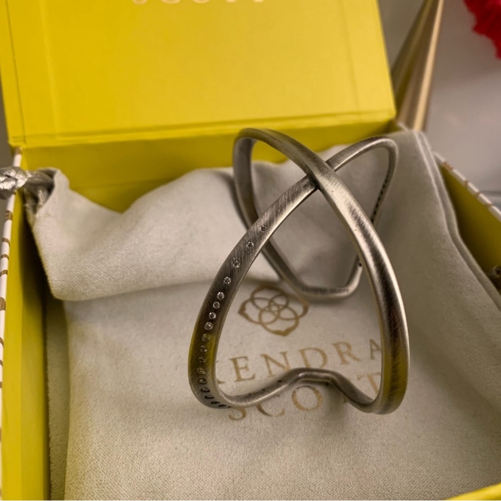 Kendra Scott Stella Bracelet Antique Silver Cuff Antique Silver View 2